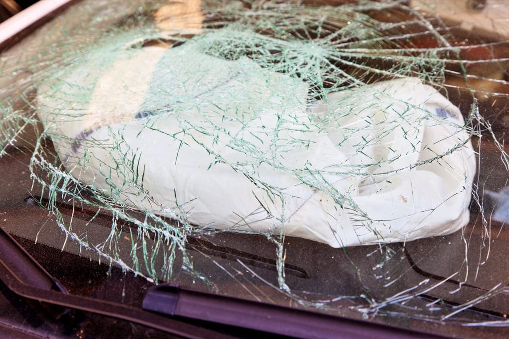 bris de glace air bag