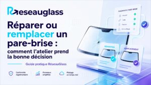 Réparer ou remplacer un pare-brise : comment l'atelier prend la bonne décision